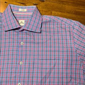 Peter Millar Large Men’s Dress Shirt/Casual Button